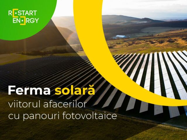 Ferma solară - viitorul afacerilor cu panouri fotovoltaice
